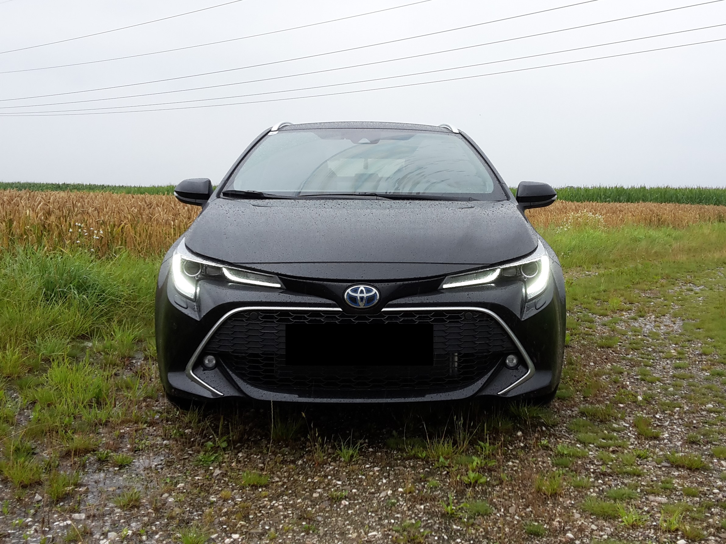 Corolla bei Regen