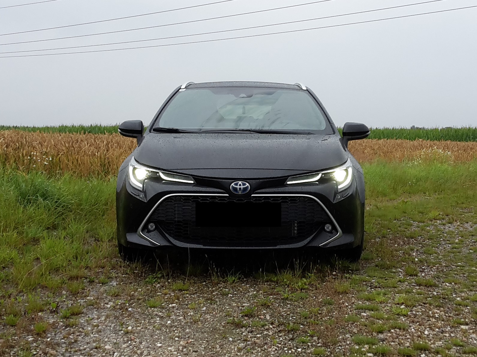 Corolla bei Regen